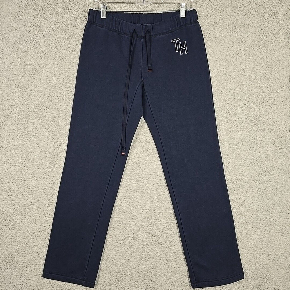 Tommy Hilfiger Women’s Blue Sweatpants Size S/P Logo Fleece